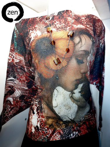Blusa art pop